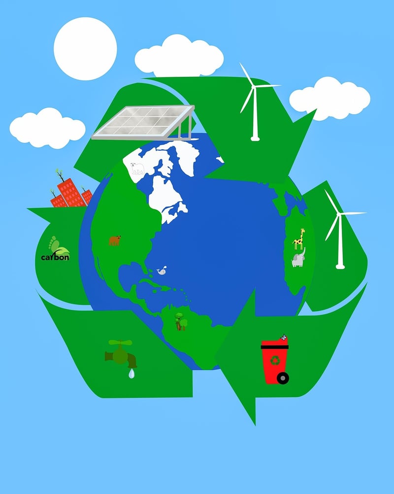 Upcycled Recycle Symbol
